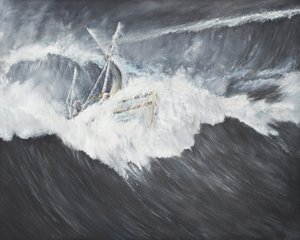 TheGiganticWave（2）、2006、（キャンバスに油彩） 作： Vincent Alexander Booth
